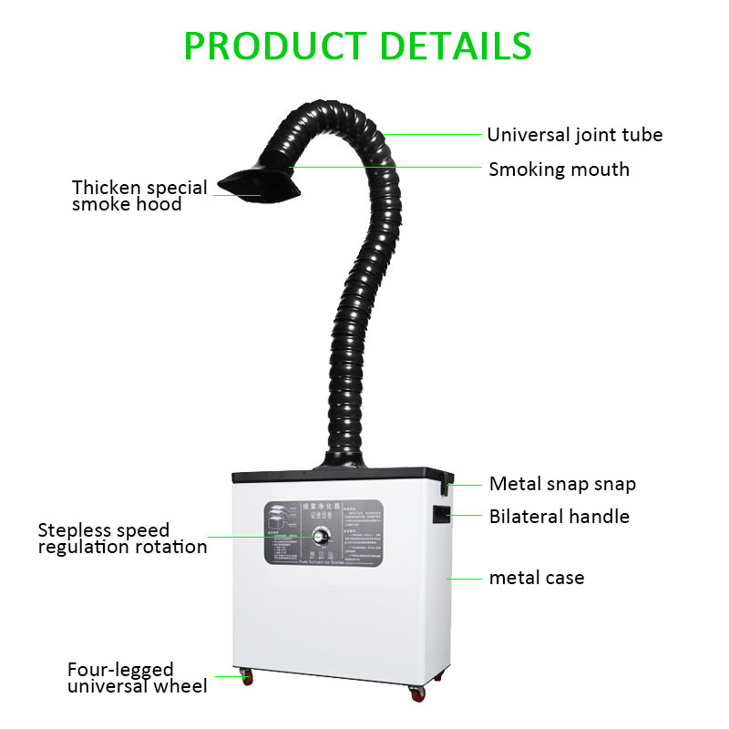 Welding using fume extractor